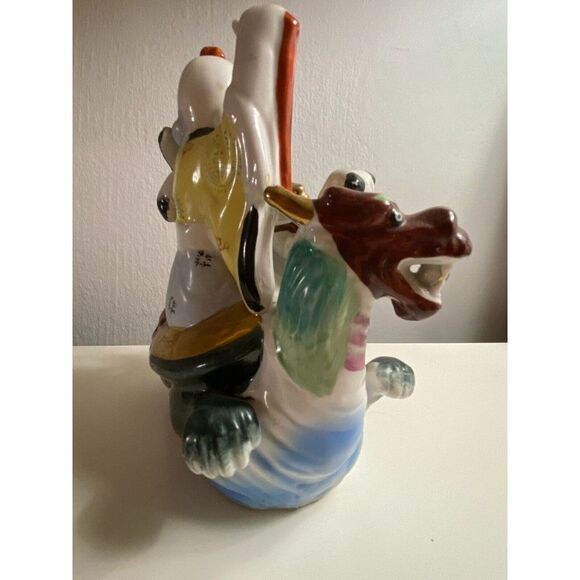 Vintage Asian Porcelain Fertility Figurine Wise Man - Picture 6 of 16